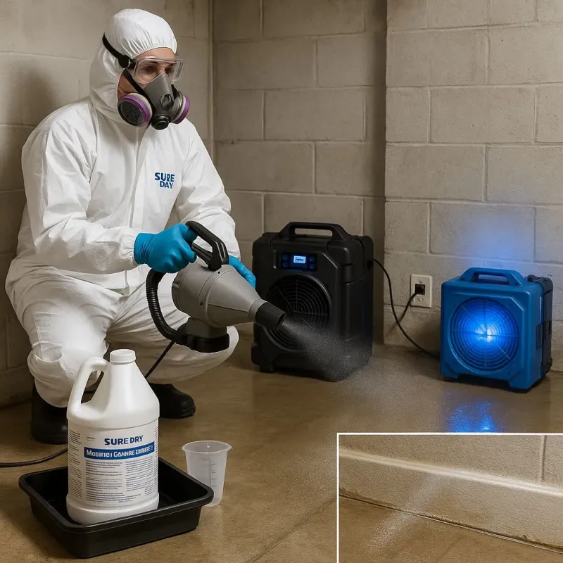 Sanitization and Odor Removal process in West DeLand, FL