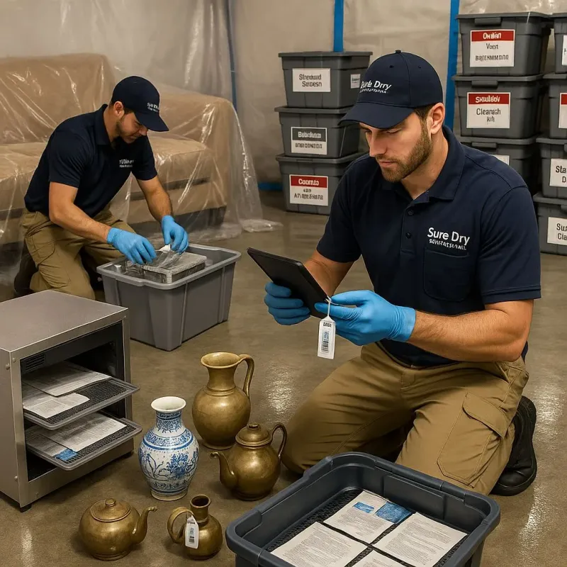 Content Protection and Restoration process in West DeLand, FL