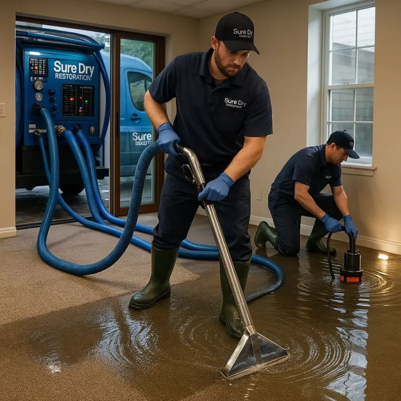 Water Extraction and Removal process in West DeLand, FL